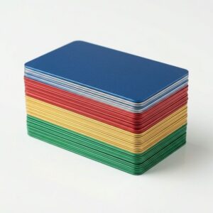 Anodized Aluminum Business Card Blanks